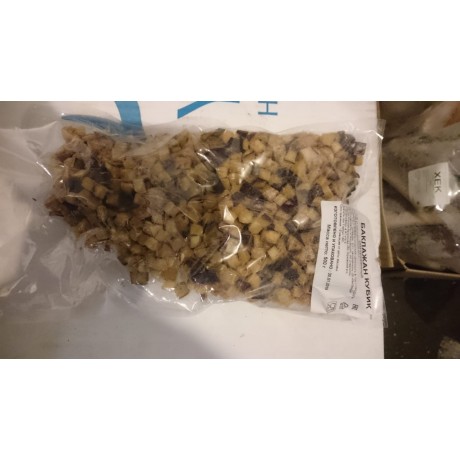 Баклажаны кубики, с/м 1 кг