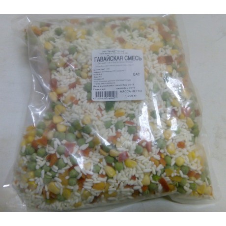Гавайская смесь пакет, 1 кг Гавайская смесь пакет, 1 кг