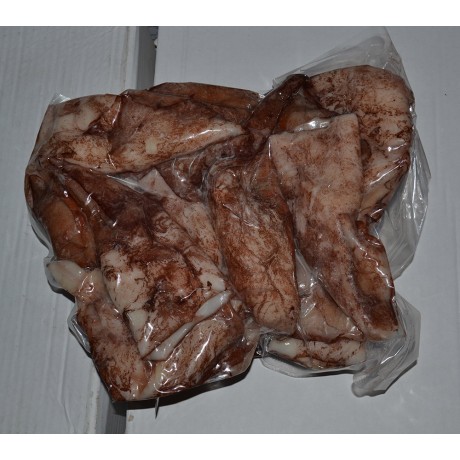 Кальмар тушка командорский неочищенный, 2 кг Кальмар тушка командорский неочищенный, 2 кг