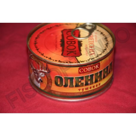 Оленина тушеная 