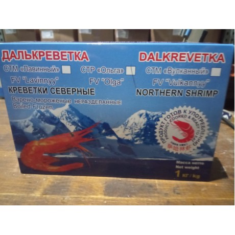 Креветка северная 70/90 кор. 1кг Креветка северная 70/90 кор. 1кг