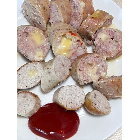 Колбаски гриль куриные с сыром (весовые) упак Колбаски гриль куриные с сыром (весовые) упак