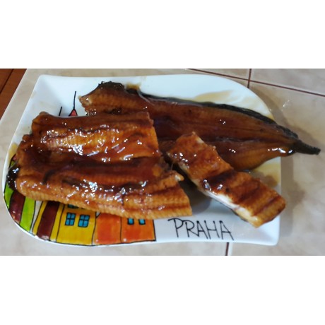 Угорь жаренный в соусе 13% кабаяки 360 - 400 упак (весовой) Угорь жаренный в соусе 13% кабаяки 360 - 400 упак (весовой)