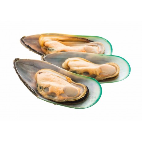 Мидии киви на половинках раковины (М) 30/45, Новая Зеландия Мидии киви на половинках раковины (М) 30/45, Новая Зеландия